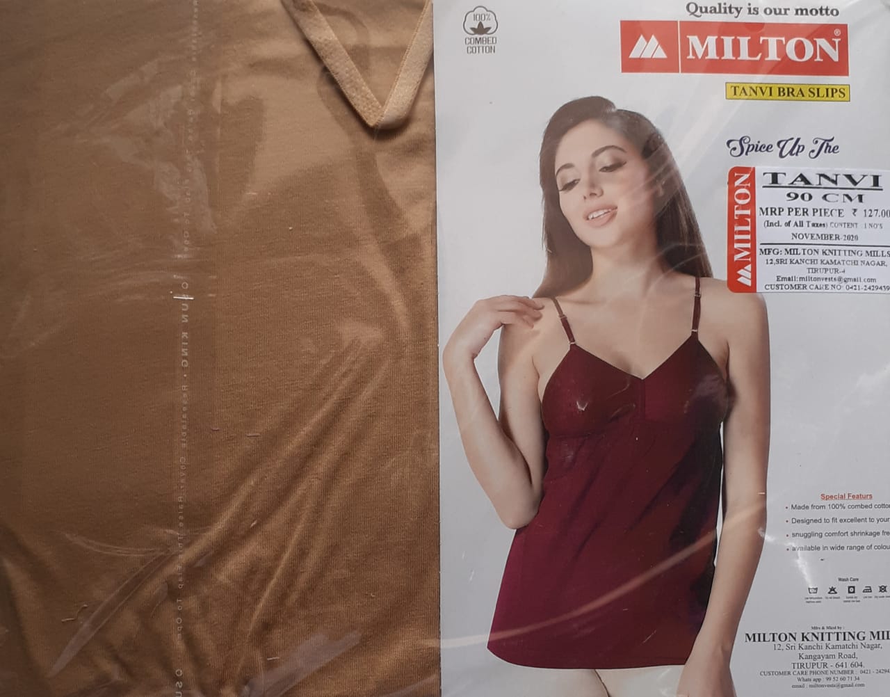 Milton garments Tanvi Braslips-pack Of 3