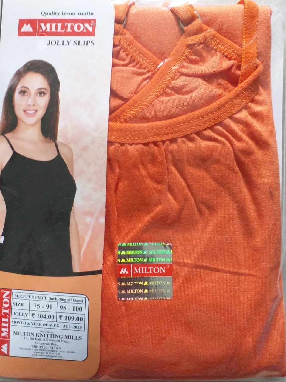 Milton Garments jolly Slips Pack Of 3-95,100